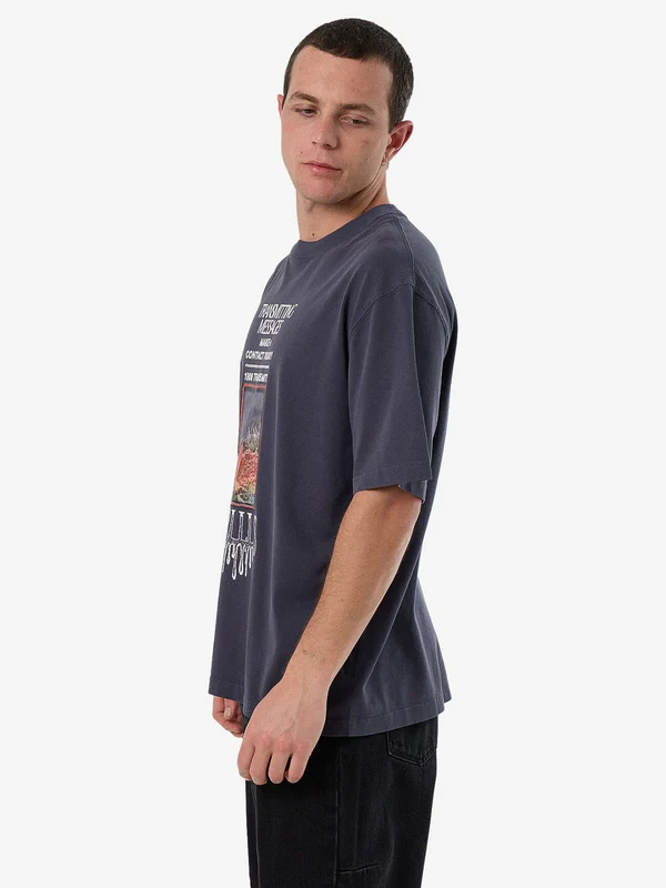 Camiseta Thrills 1 800 Transmit Box Oversize Ebony – foto 3
