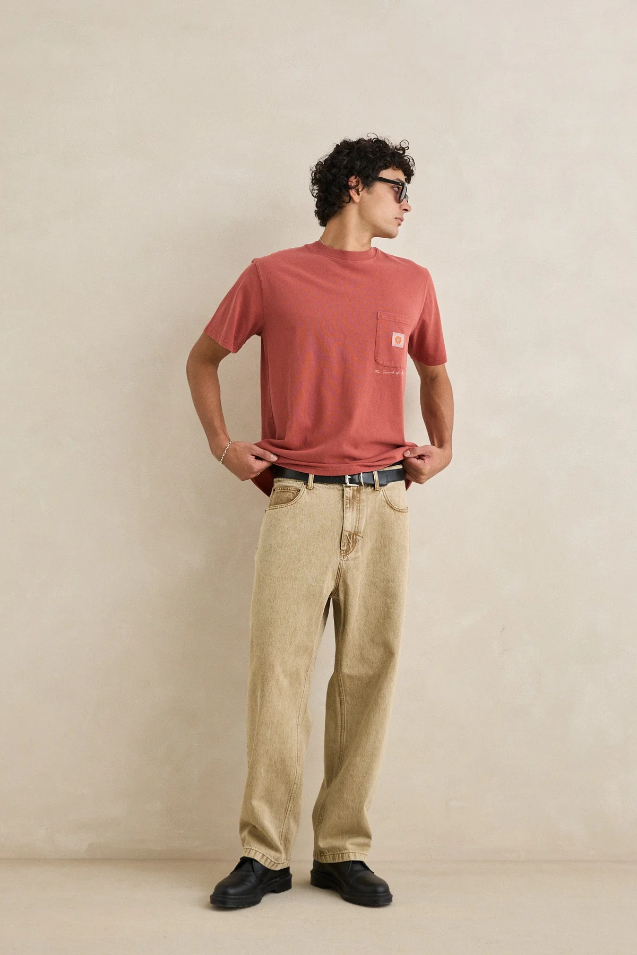 Camiseta Rhythm Vintage Pocket Vintage Clay – foto 5