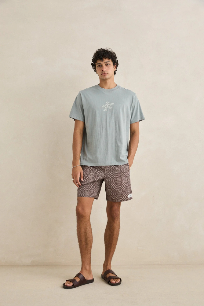 Pantaloneta Rhythm Mosaic Heritage Latte – foto 5