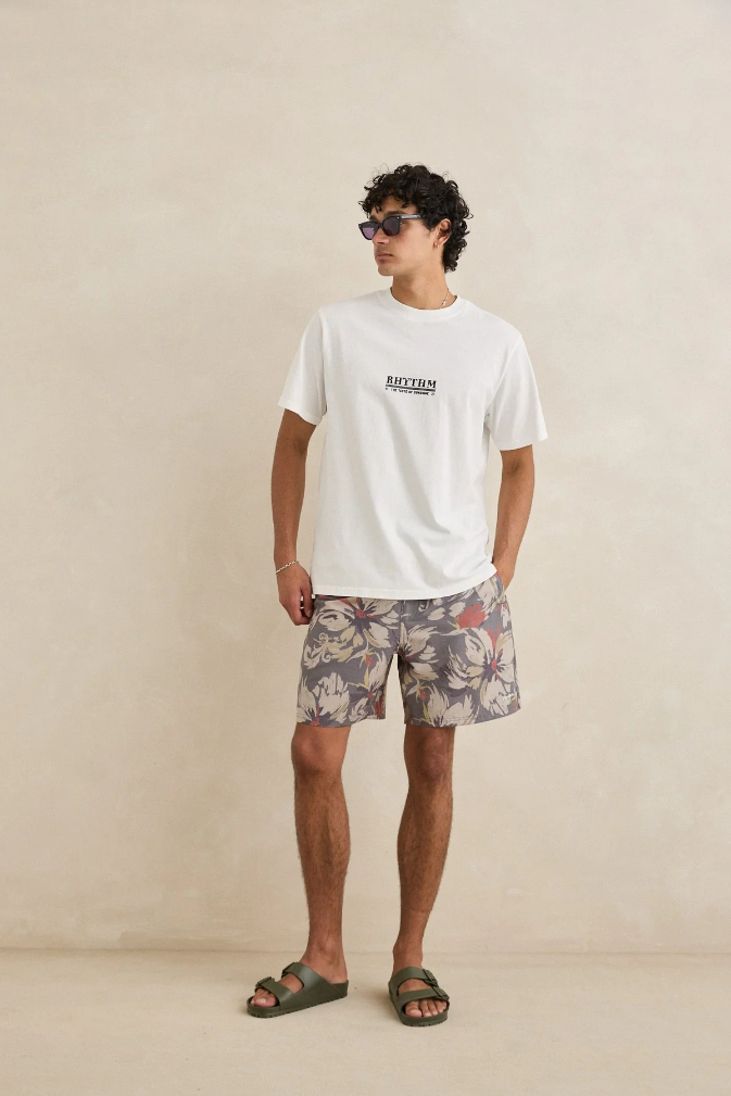 Pantaloneta Rhythm Tropical Camo Camo – foto 1