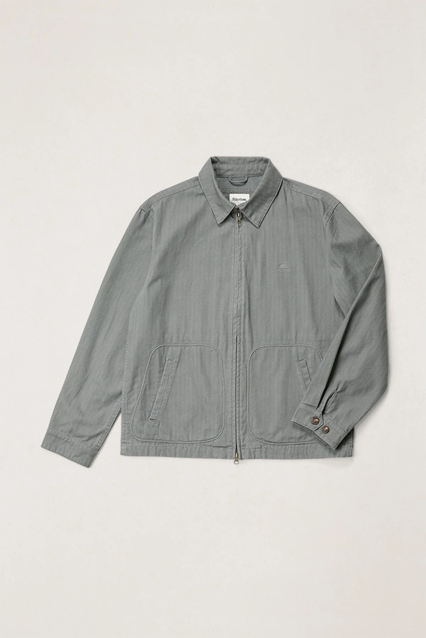 Jacket Rhythm Awake Herringbone Charcoal – foto 6