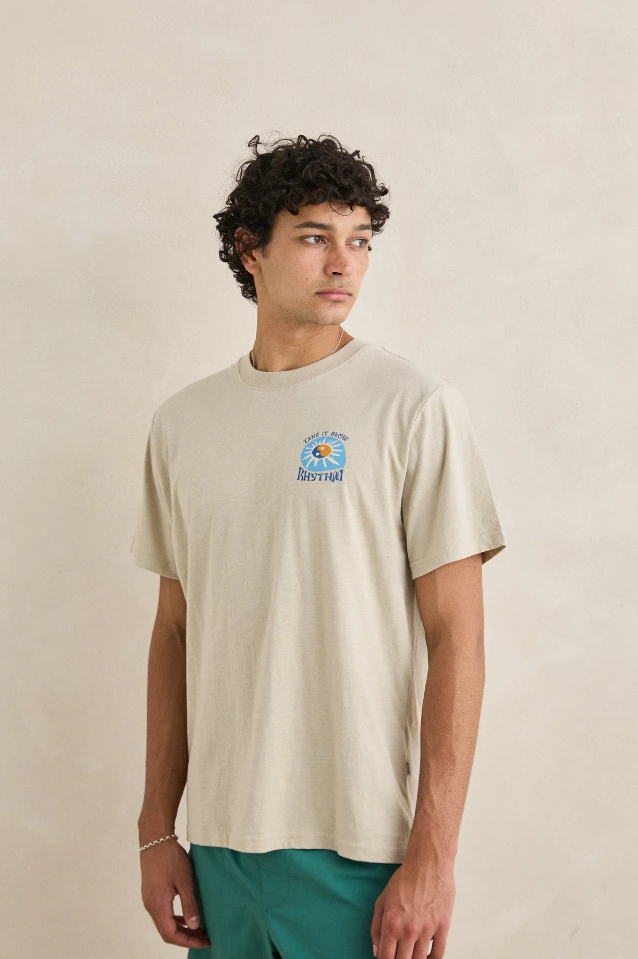 Camiseta Rhythm Slow Down Slub Moonrock – foto 1