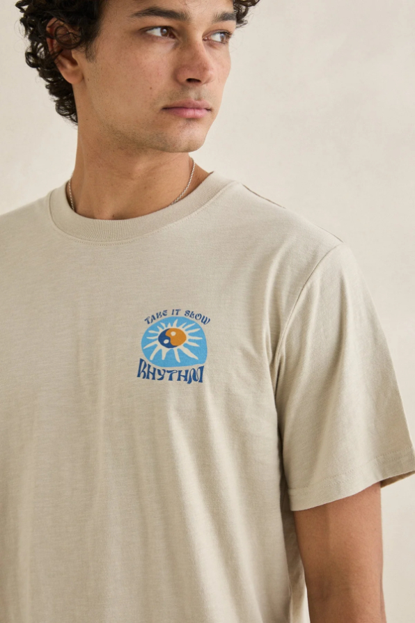 Camiseta Rhythm Slow Down Slub Moonrock – foto 3