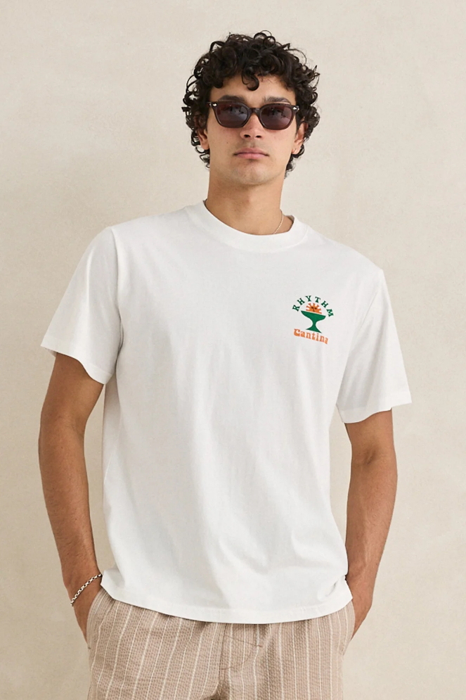 Camiseta Rhythm Cantina Vintage White – foto 1