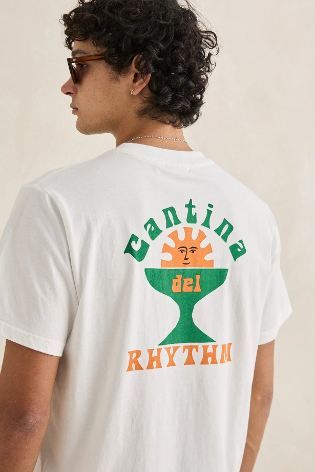 Camiseta Rhythm Cantina Vintage White – foto 2