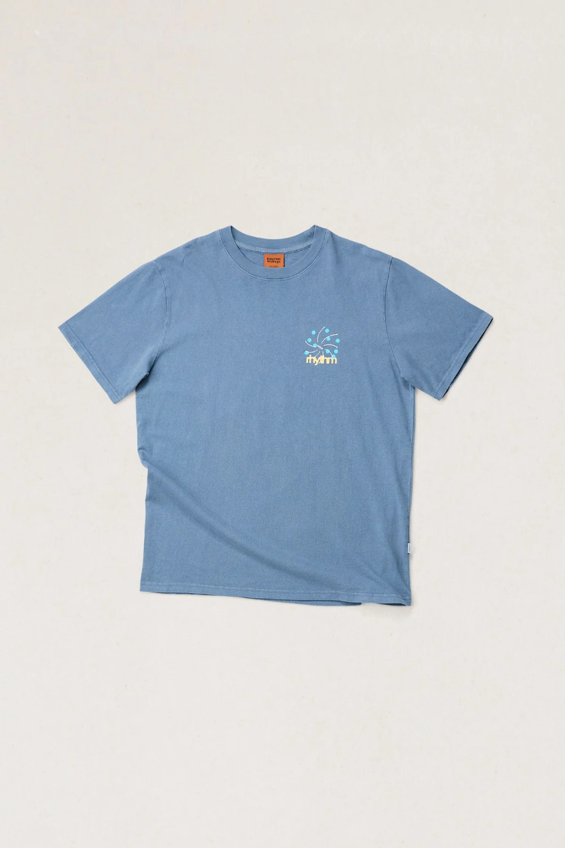 Camiseta Rhythm High Vintage Sea Blue – foto 4