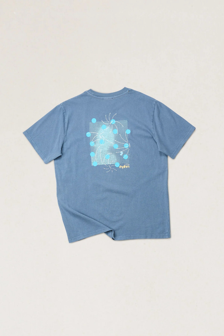 Camiseta Rhythm High Vintage Sea Blue – foto 5
