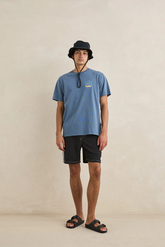 Camiseta Rhythm High Vintage Sea Blue – foto 6