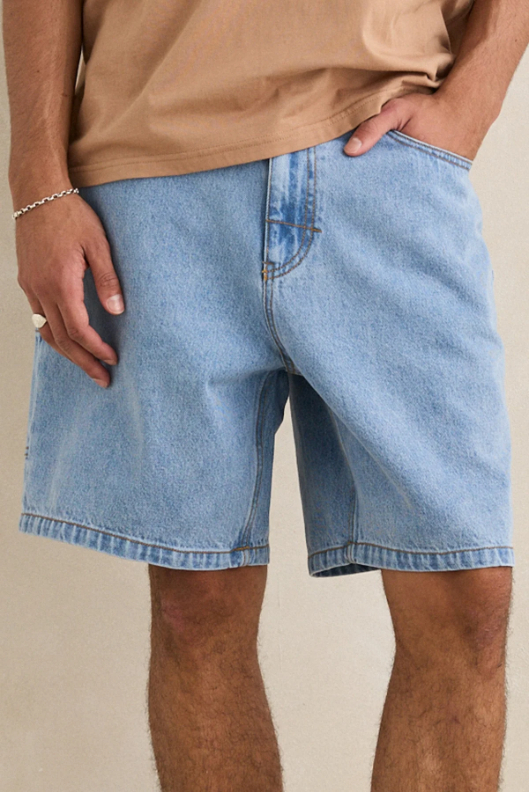 Short Rhythm Toby Denim Stone Wash – foto 1