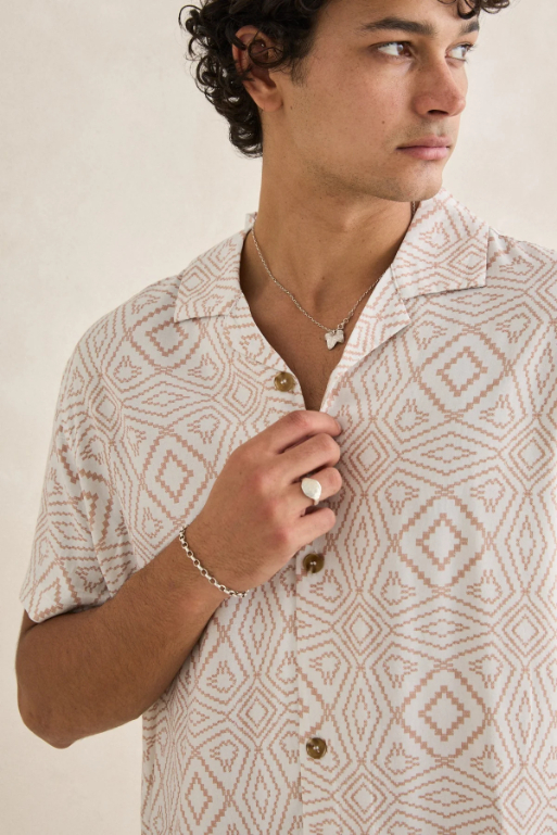 Camisa Rhythm Mosaic Tobacco – foto 4