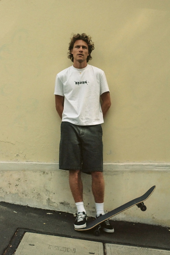 Short Rhythm Denim Changer Vintage Grey – foto 5