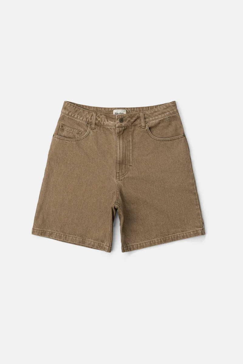 Short Rhythm Denim Subtle Chai – foto 5