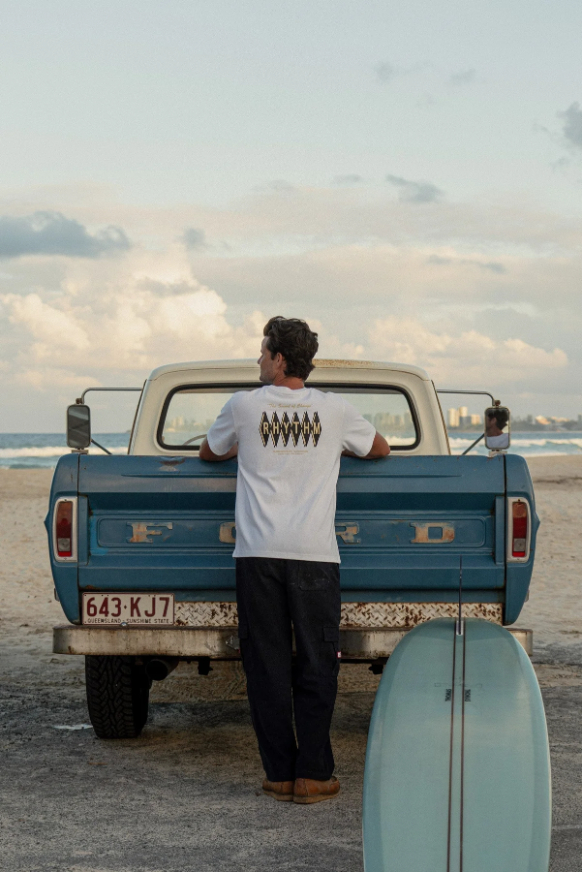 Camiseta Rhythm Poolroom Vintage White – foto 7