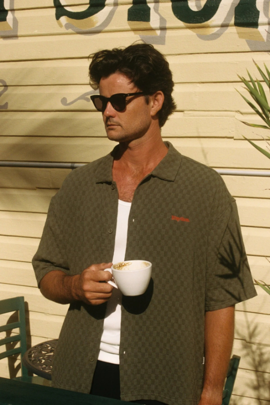 Camisa Rhythm Wash Check Relaxed Green – foto 7