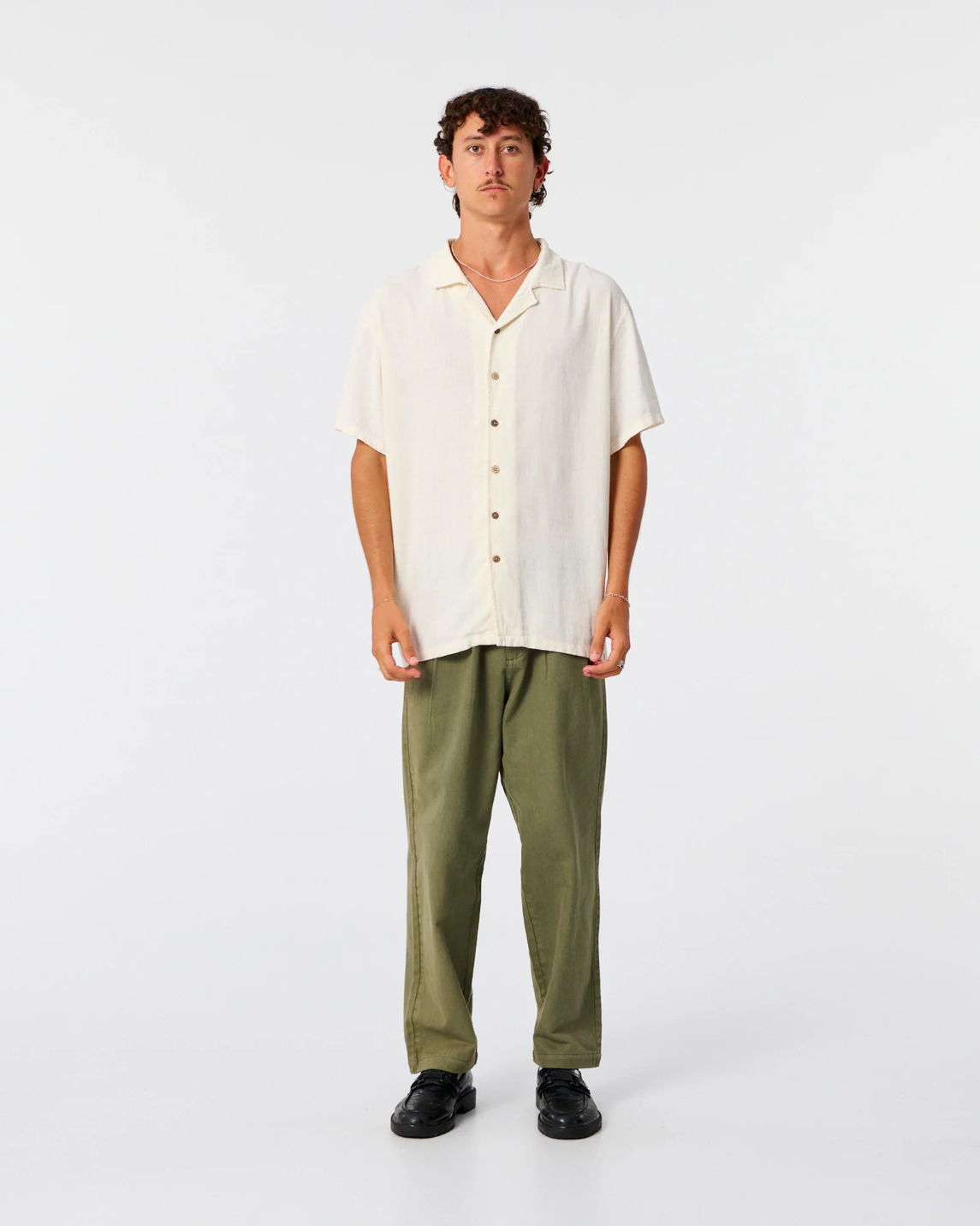 Camisa TCSS Ernie Resort Ecru – foto 3