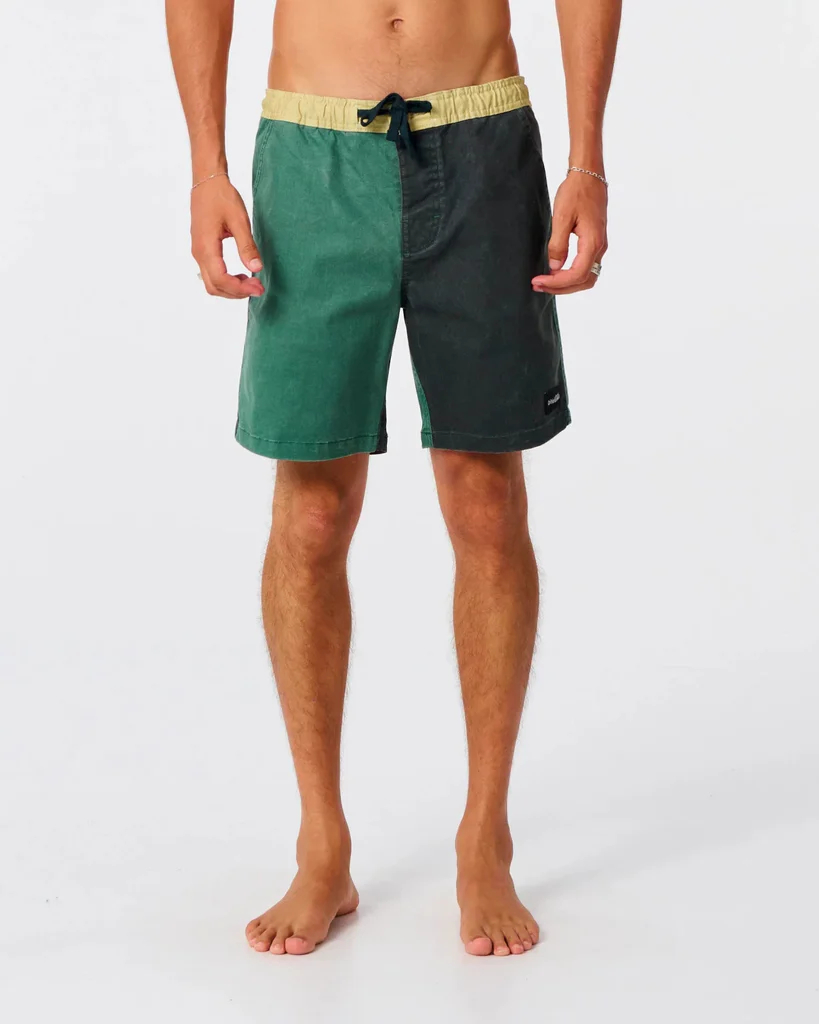 Pantaloneta TCSS Plain Jane Blocked 16" Dusty Green – foto 1
