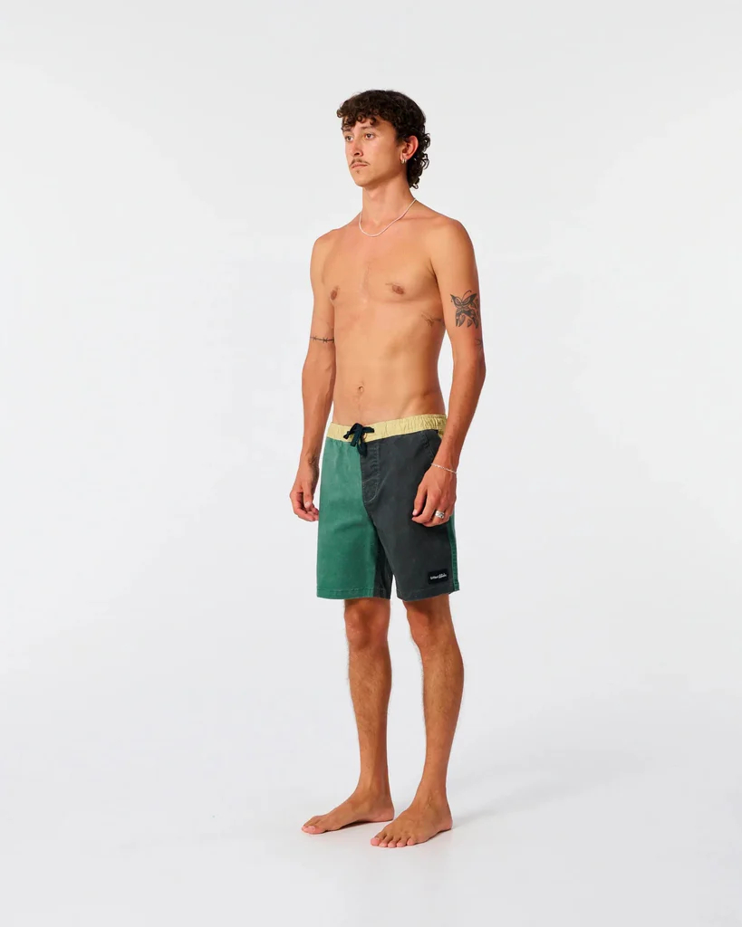 Pantaloneta TCSS Plain Jane Blocked 16" Dusty Green – foto 2