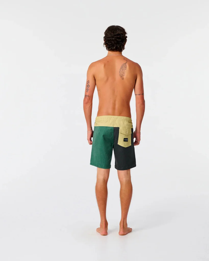 Pantaloneta TCSS Plain Jane Blocked 16" Dusty Green – foto 3