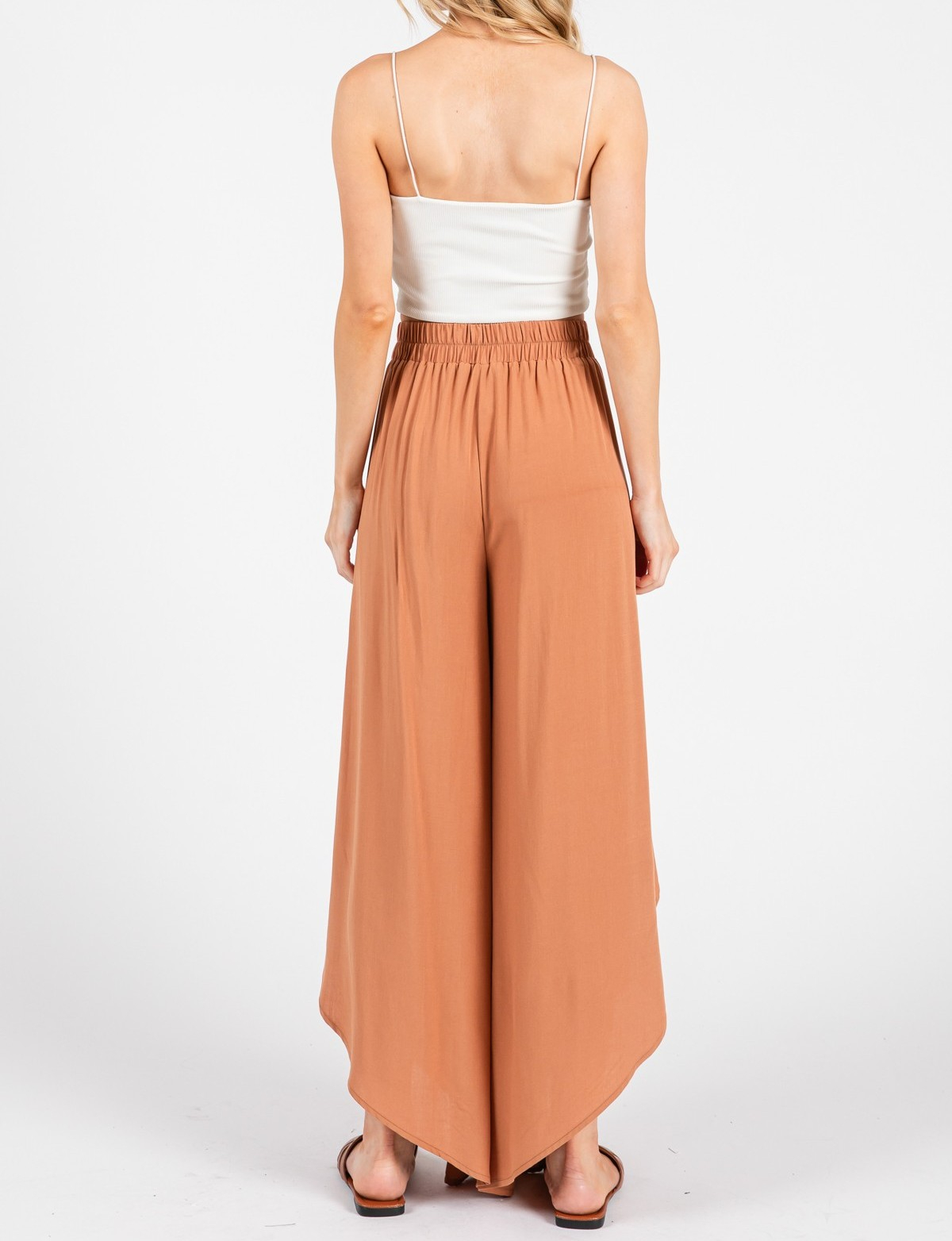 Pantalon Overlap Round  Pre-Washed Black Cinnamon