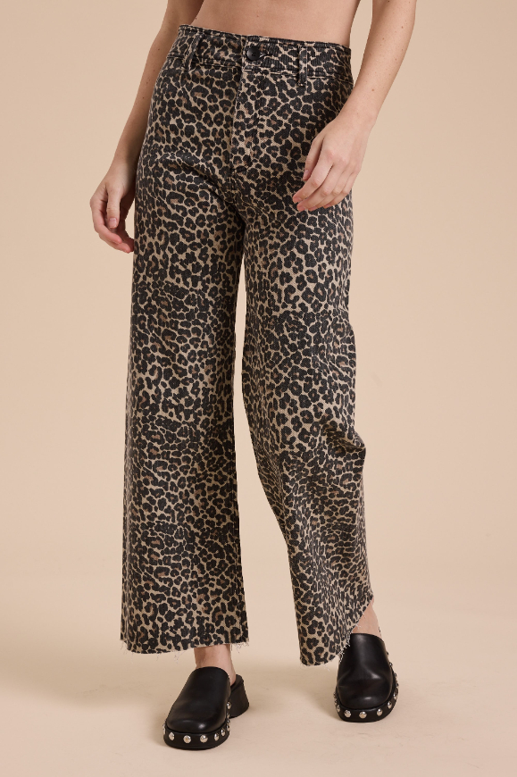 Jeans Leopard Print