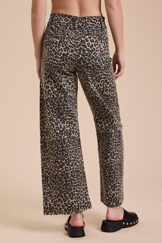 Jeans Leopard Print