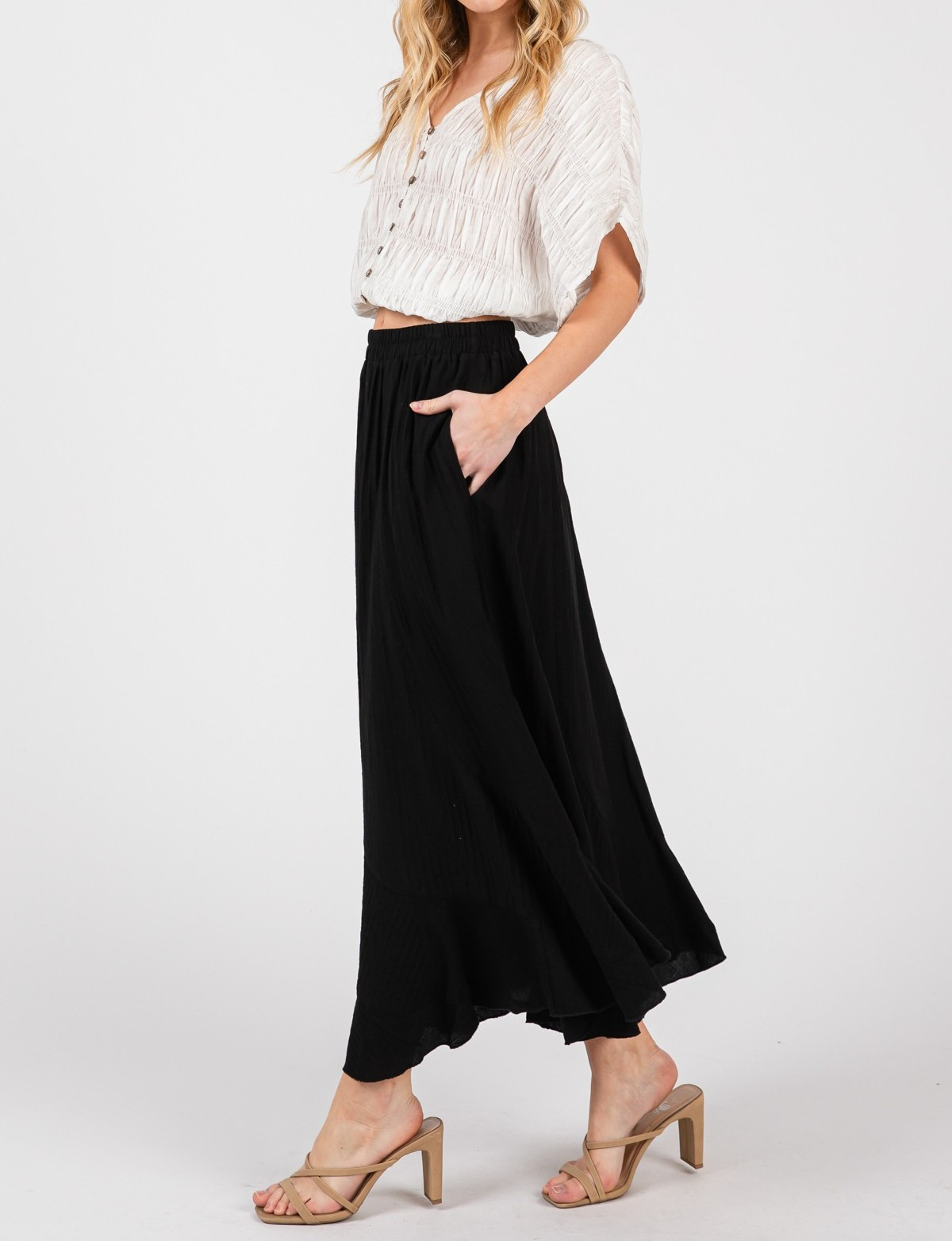 Enagua Layers Maxi Black – foto 4