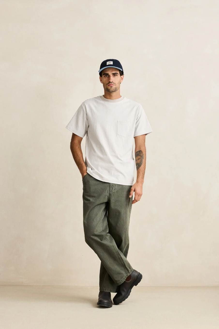 Camiseta Rhythm Vintage Stripe Moonrock – foto 3