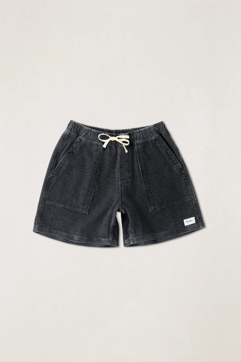 Short Rhythm Textured Wale Dark Indigo – foto 5