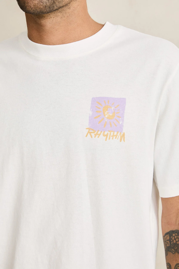 Camiseta Rhythm Mementos Vintage Vintage White – foto 2