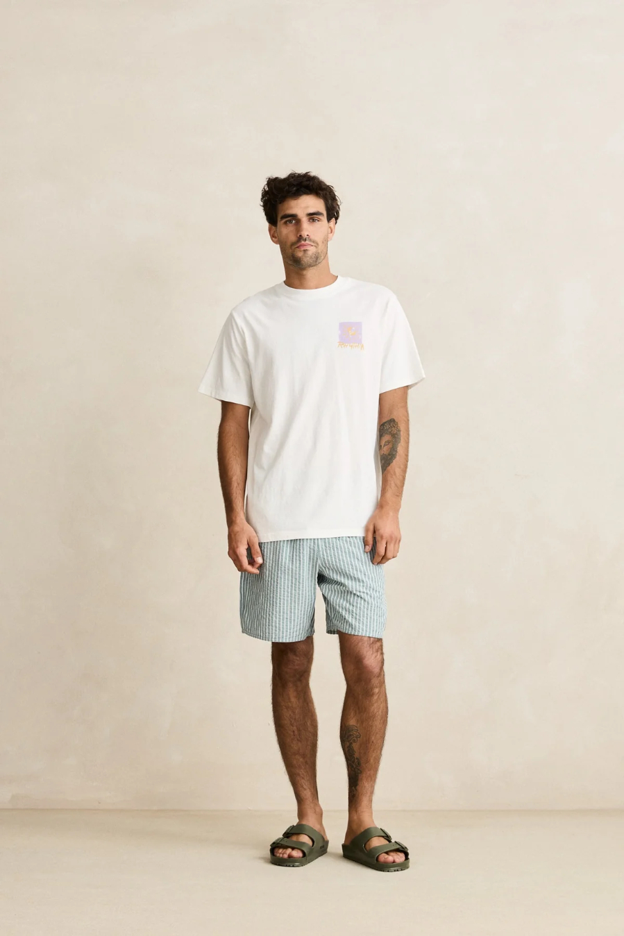 Camiseta Rhythm Mementos Vintage Vintage White – foto 4