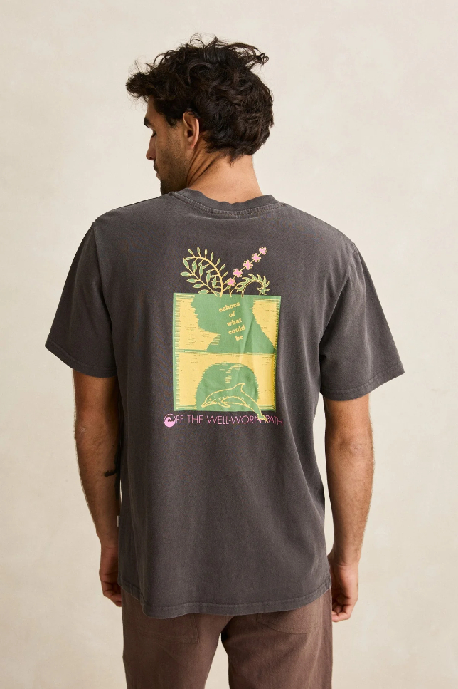 Camiseta Rhythm Echoes Vintage Vintage Black – foto 1
