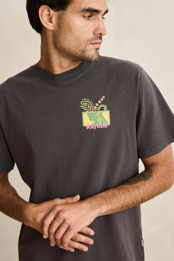 Camiseta Rhythm Echoes Vintage Vintage Black – foto 2