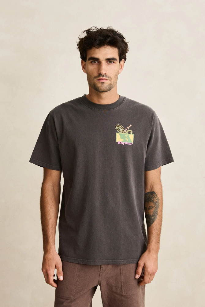 Camiseta Rhythm Echoes Vintage Vintage Black – foto 3