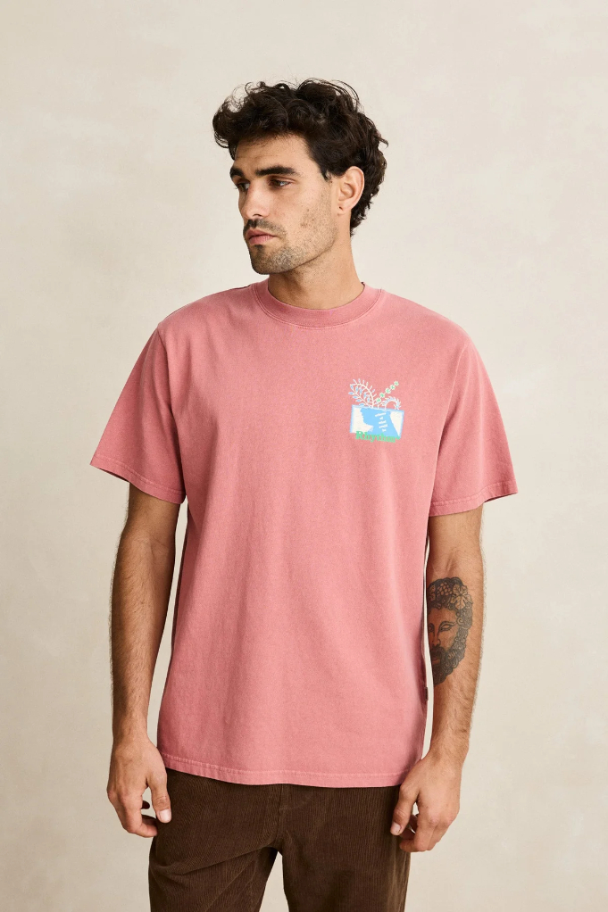 Camiseta Rhythm Echoes Vintage Dusty Rose – foto 3