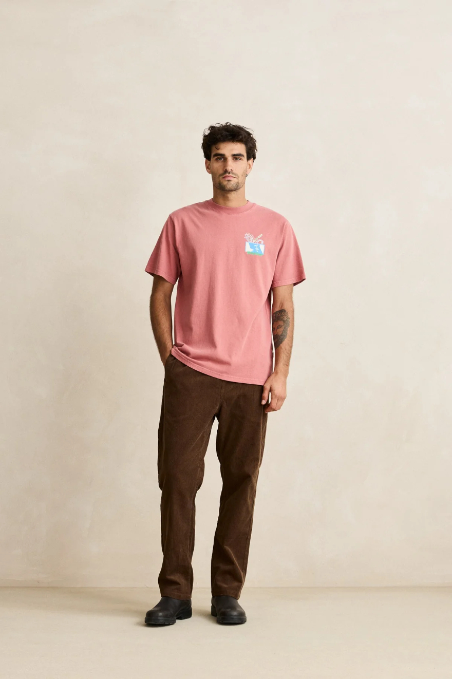 Camiseta Rhythm Echoes Vintage Dusty Rose – foto 4
