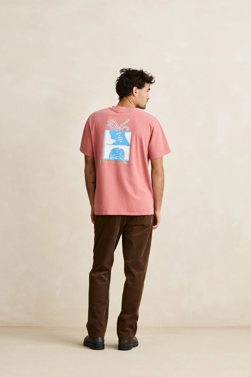 Camiseta Rhythm Echoes Vintage Dusty Rose – foto 5