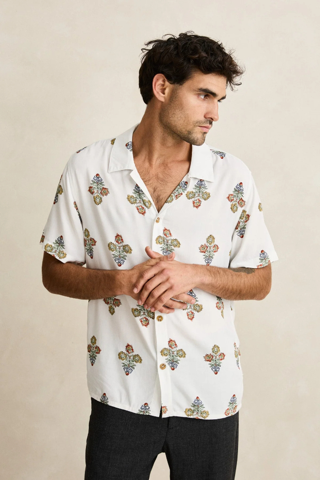 Camisa Rhythm Bouquet Natural – foto 2