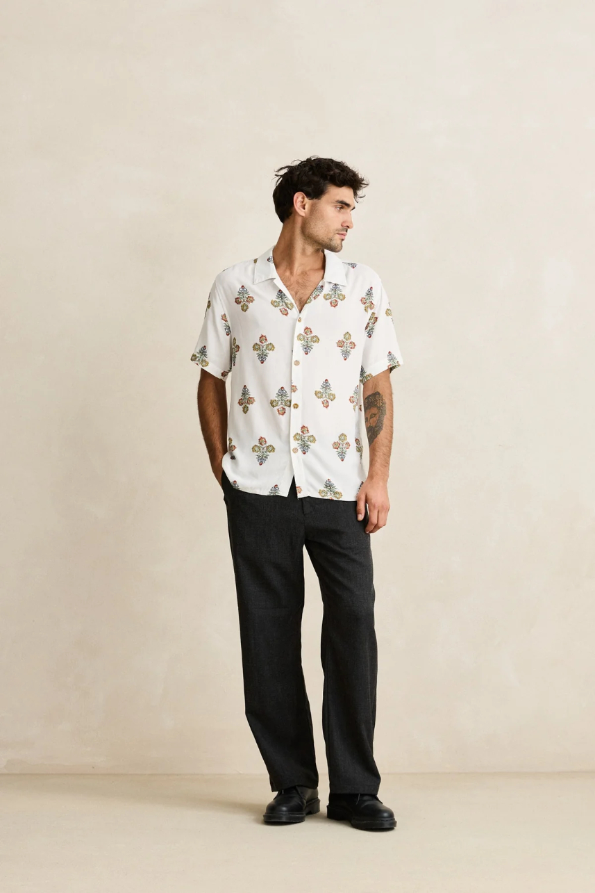 Camisa Rhythm Bouquet Natural – foto 3