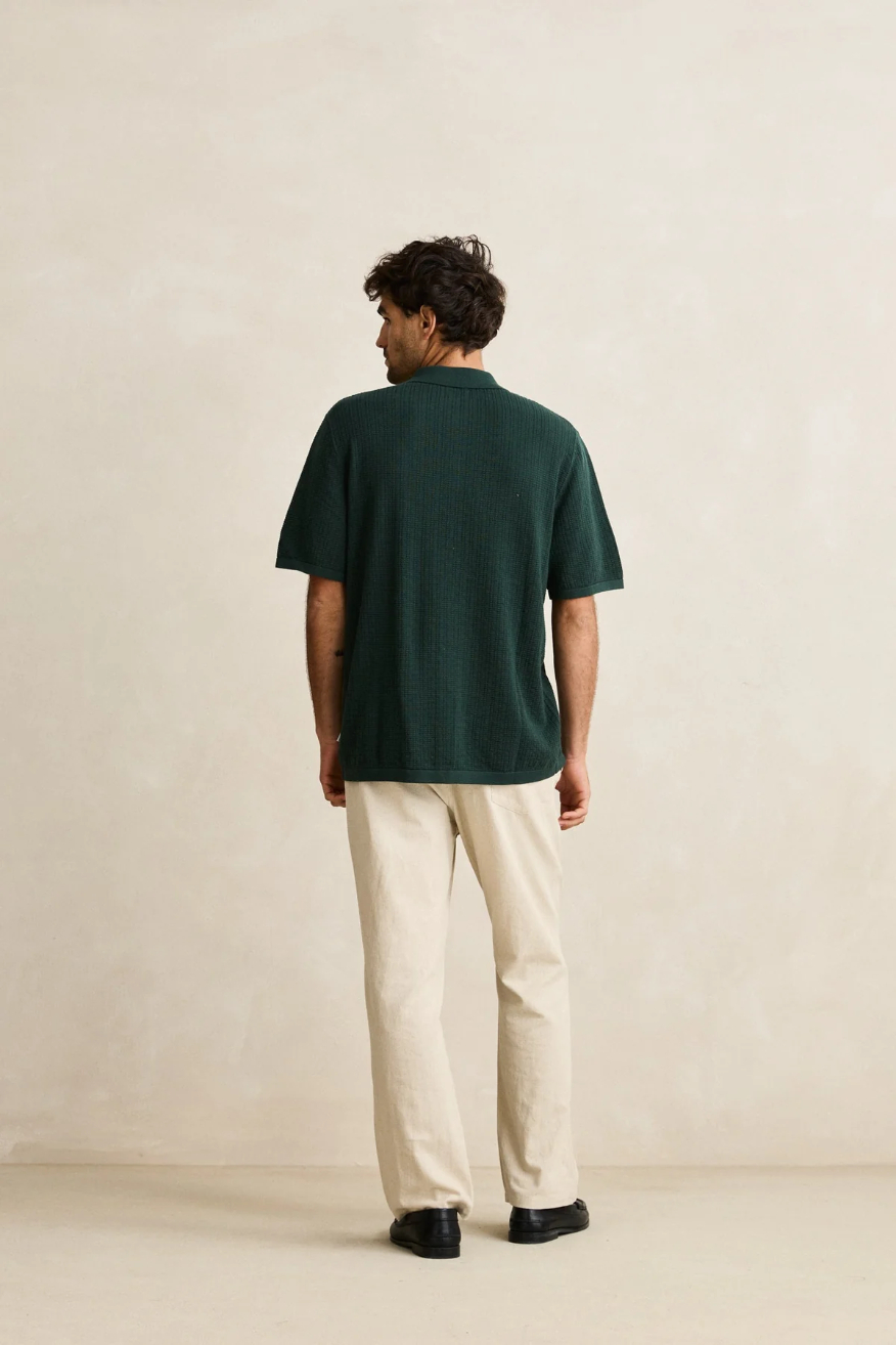Camisa Rhythm Textured Knit Forest – foto 9