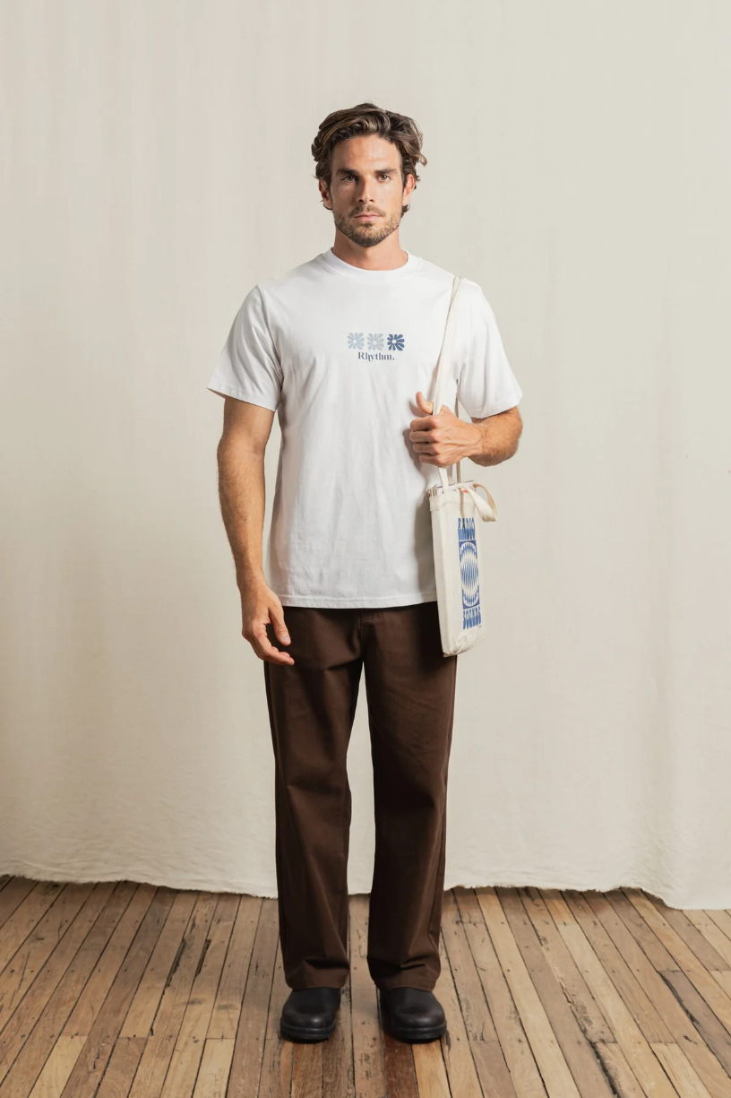 Camiseta Rhythm High Beaming Vintage Off White – foto 2