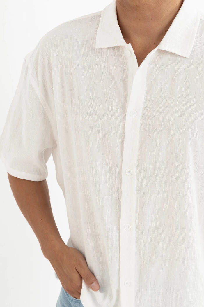 Camisa Rhythm Reverb Relaxed White – foto 1