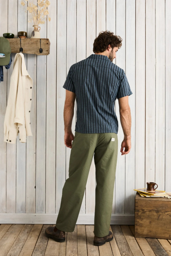 Camisa Rhythm Crux Indigo Stripe – foto 3