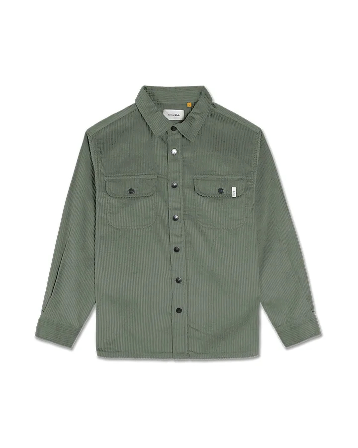 Camisa M/L TCSS Surface Cord Green – foto 1