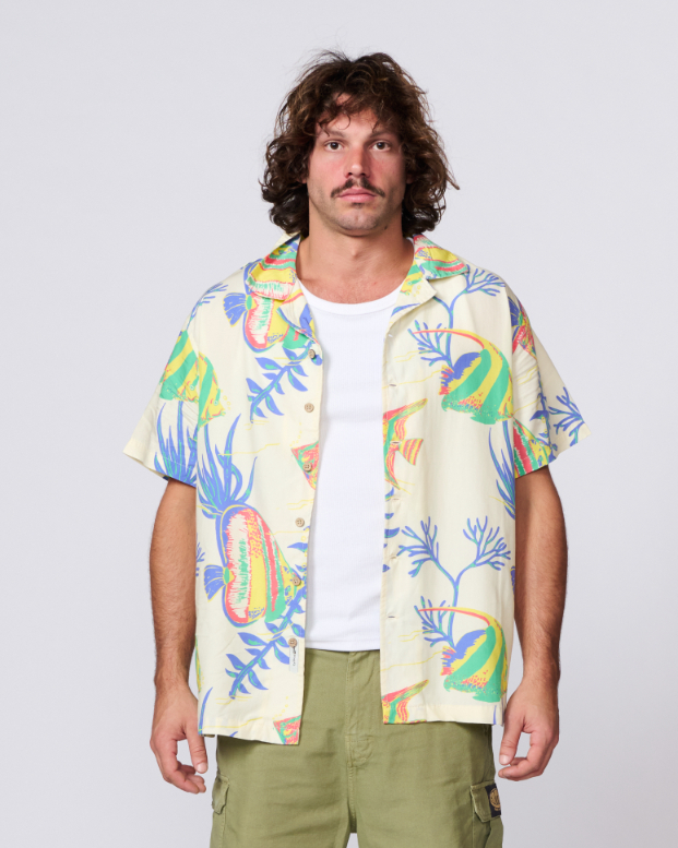 Camisa TCSS Aquarium Resort Ecru – foto 2