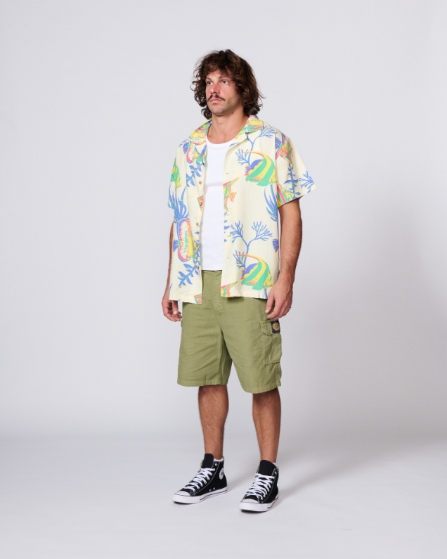 Camisa TCSS Aquarium Resort Ecru – foto 3