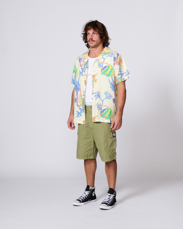 Camisa TCSS Aquarium Resort Ecru – foto 5