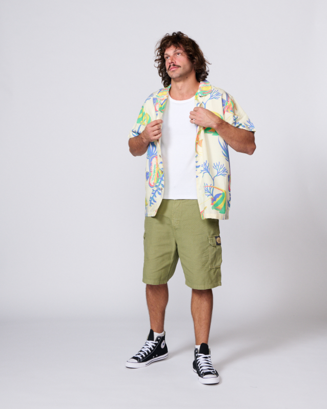 Camisa TCSS Aquarium Resort Ecru – foto 7