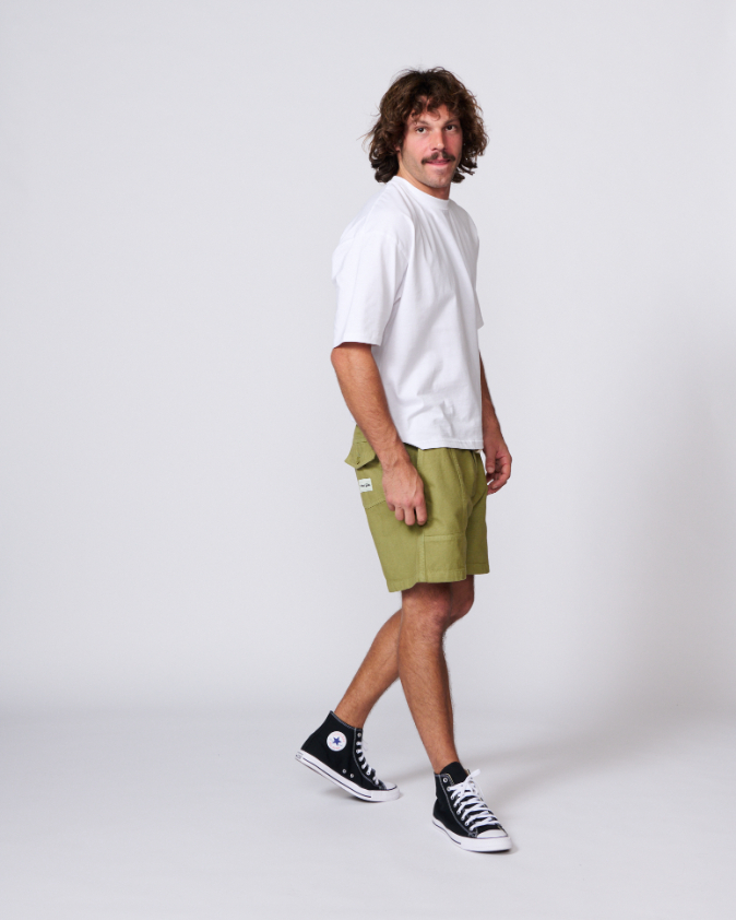 Short TCSS All Day Canvas Dusty Green – foto 4
