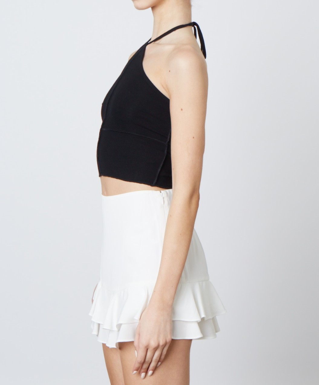 Enagua High Waisted Peplum White – foto 3