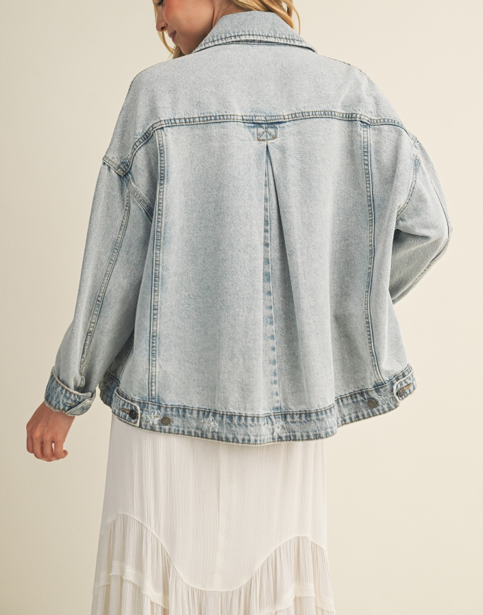 Jacket Vintage Wash Light Denim